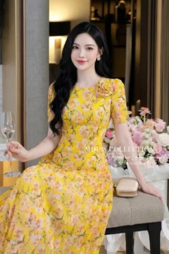 Alternative view of GOLDEN BLOSSOM MAXI – PREMIUM TƠ HÀN | MDU4123