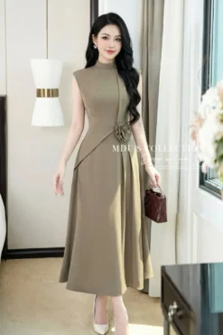 ELEGANT JAPANESE TWILL MIDI – PREMIUM CHÉO NHẬT | MDU4957